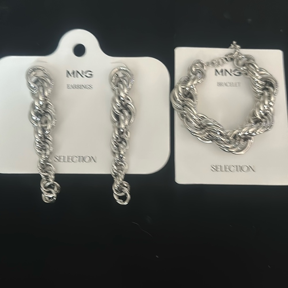 Mango Bracelet & Earrings Set Bundle Deal